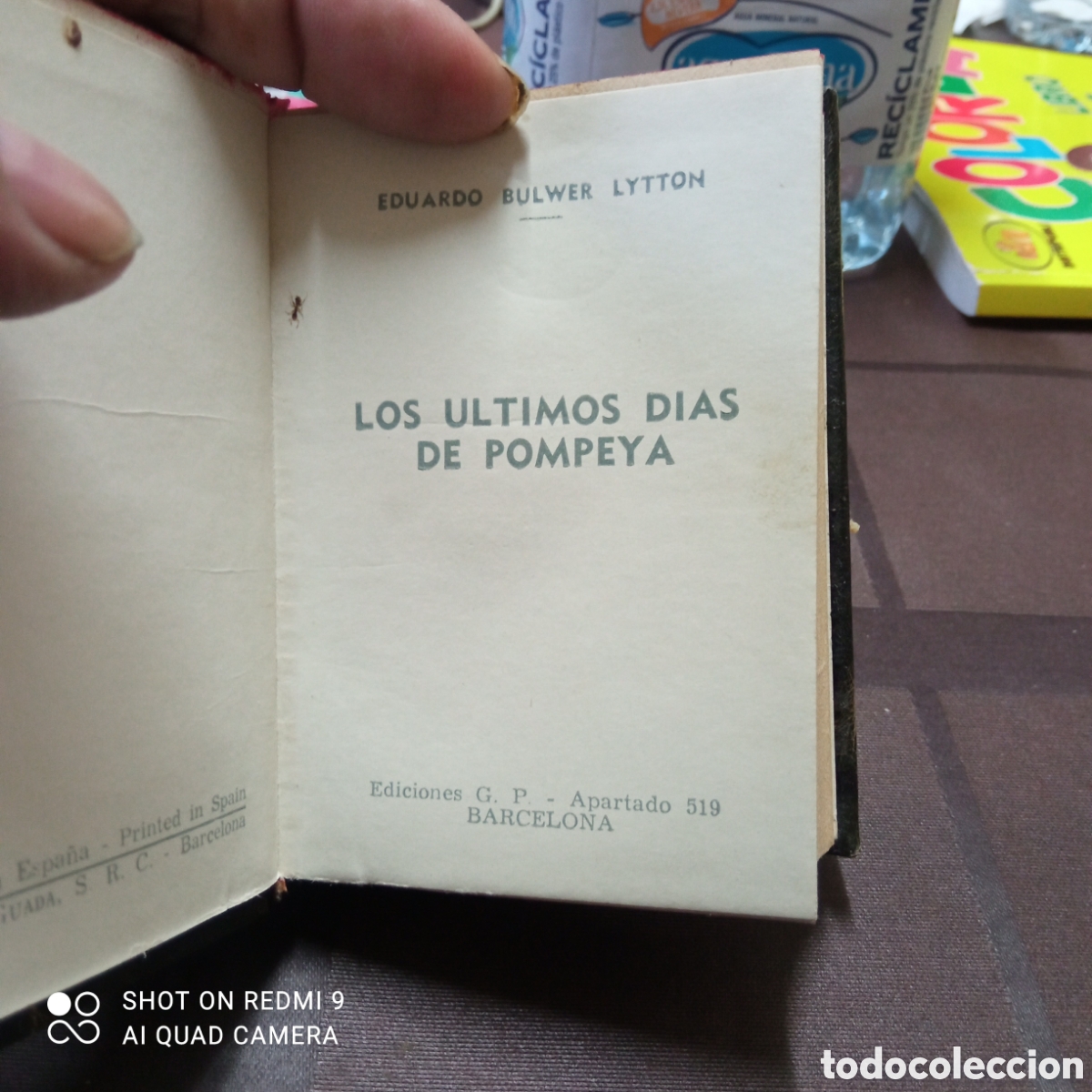Libros nuevos de relatos y cuentos: Mini libro los &uacute;ltimos d&iacute;as de Pompeya - Foto 1