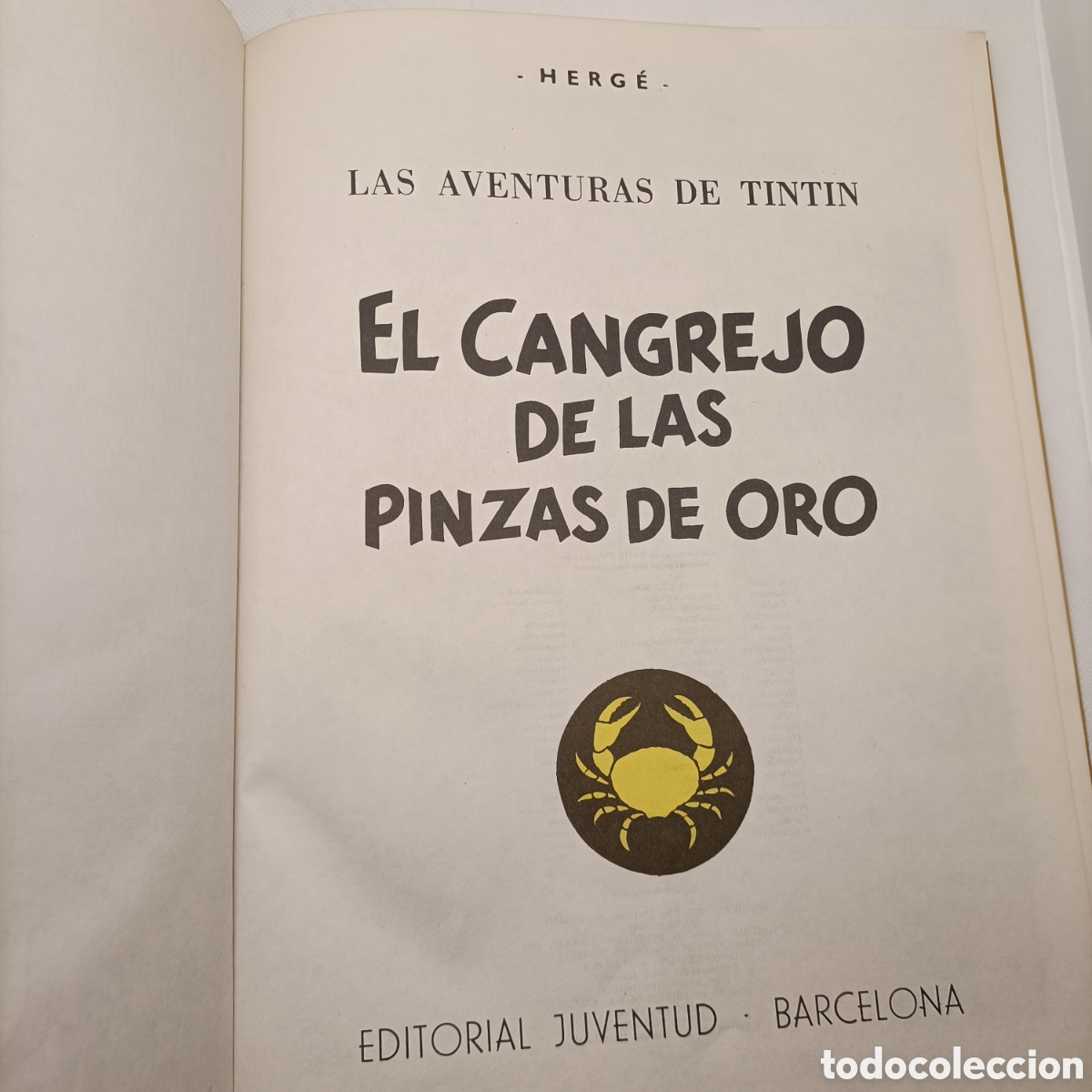 Libros nuevos de relatos y cuentos: Libro el cangrejo de las pinzas de oro - Foto 3