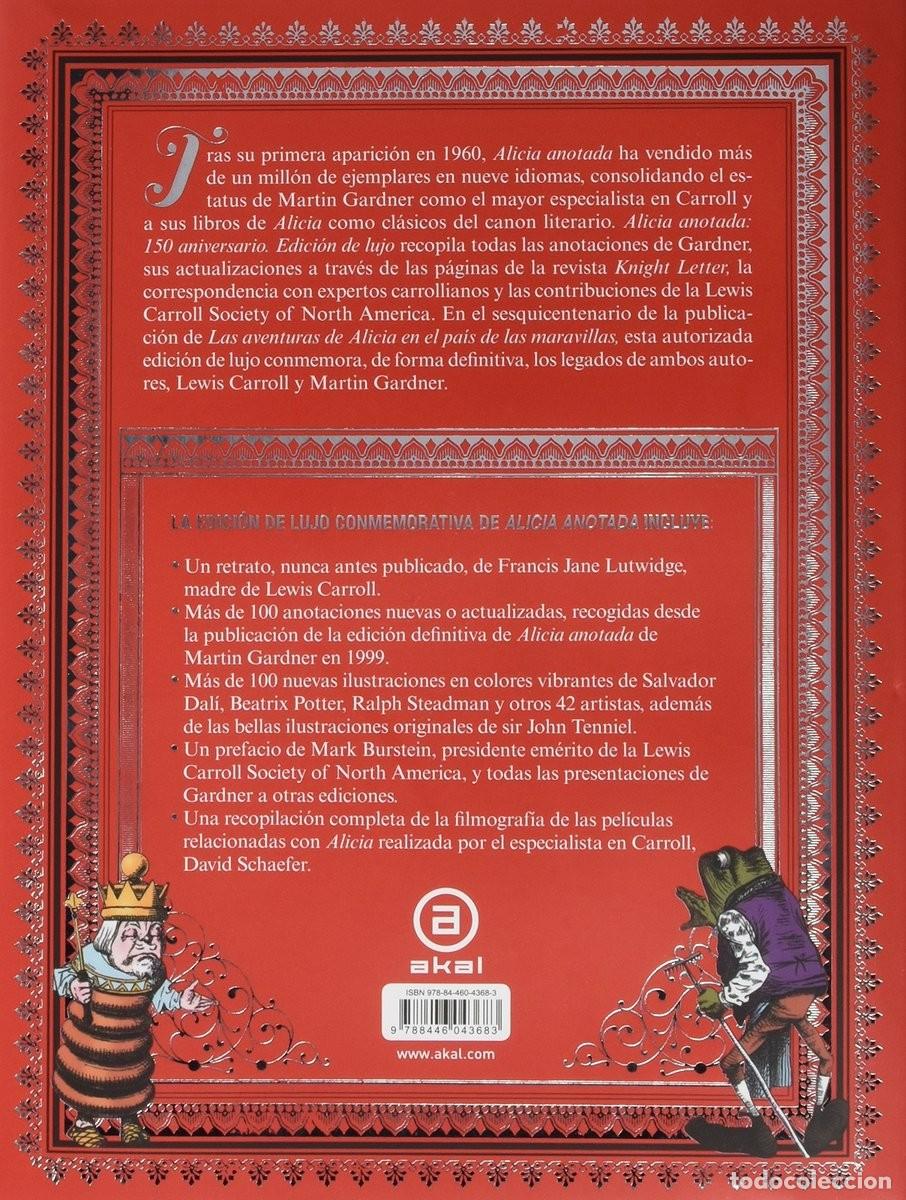 Libros nuevos de relatos y cuentos: ALICIA (EDICION ANOTADA) - Foto 4