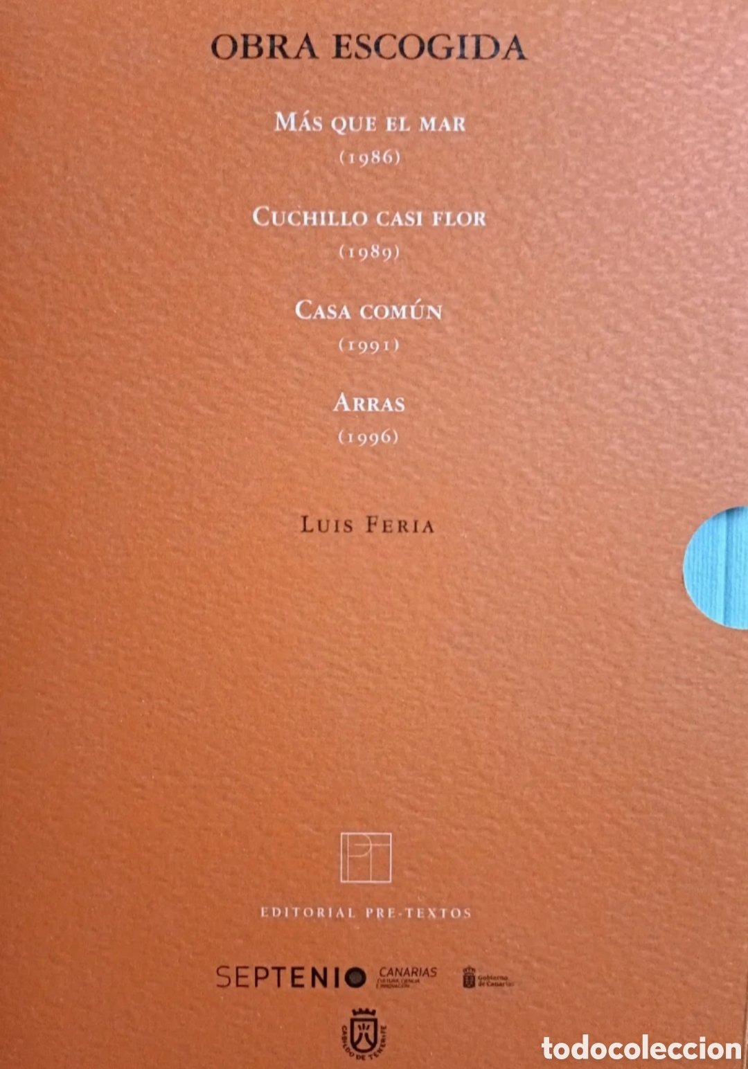 Libros nuevos de relatos y cuentos: Obra escogida. Luis Feria - Foto 1
