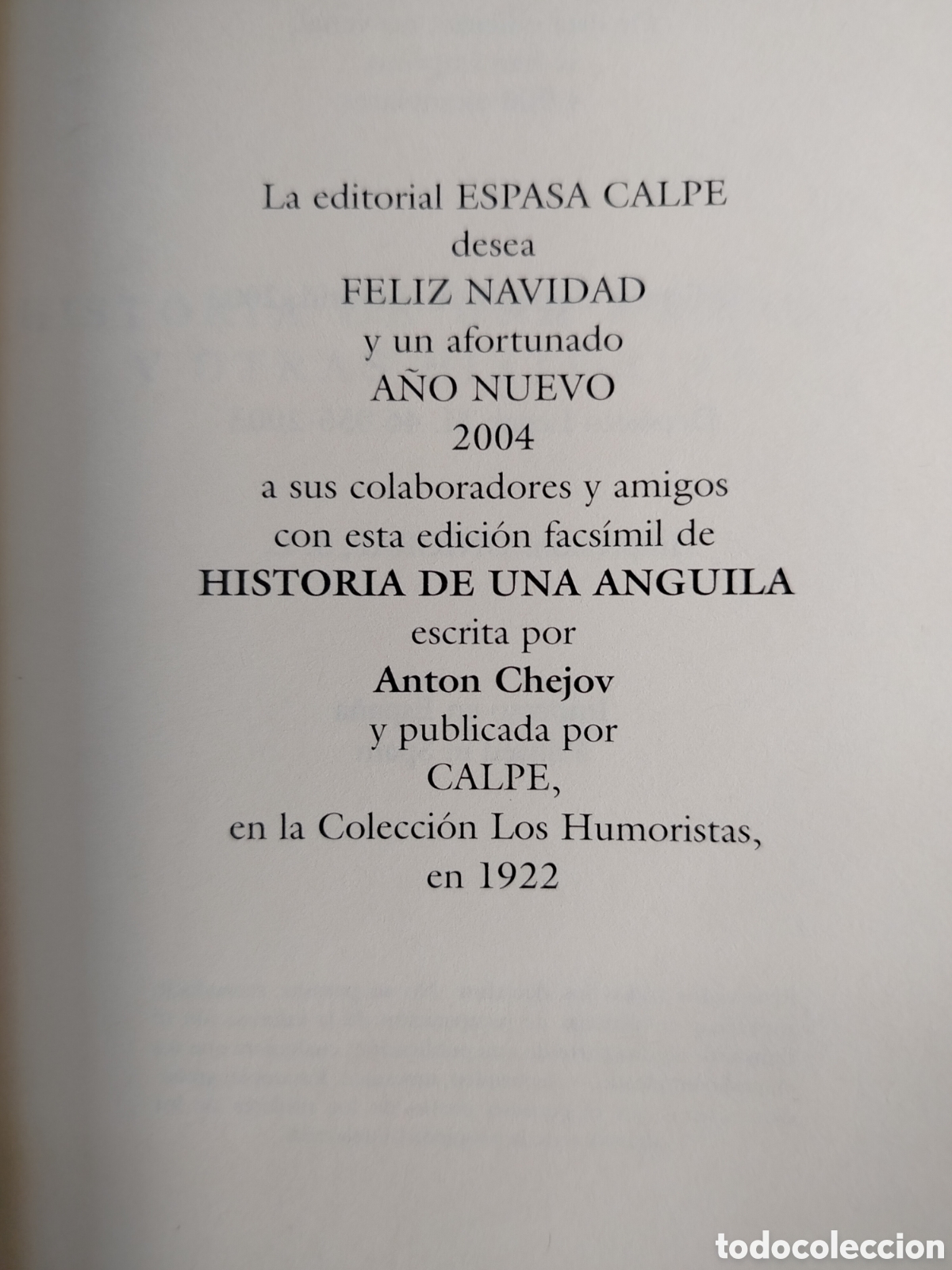 Libros nuevos de relatos y cuentos: Anton Ch&eacute;jov Facs&iacute;mil - Foto 3
