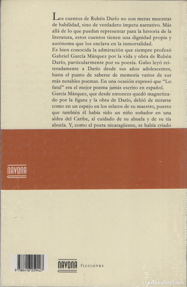 Libros nuevos de relatos y cuentos: Cuentos. Rub&eacute;n Dar&iacute;o. Navona. 2016. - Foto 2