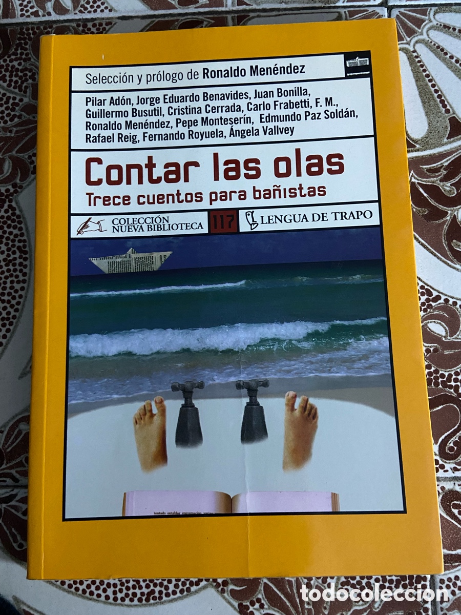 Libros nuevos de relatos y cuentos: Libro Contar las olas de la colecci&oacute;n Lengua de Trapo. - Foto 1