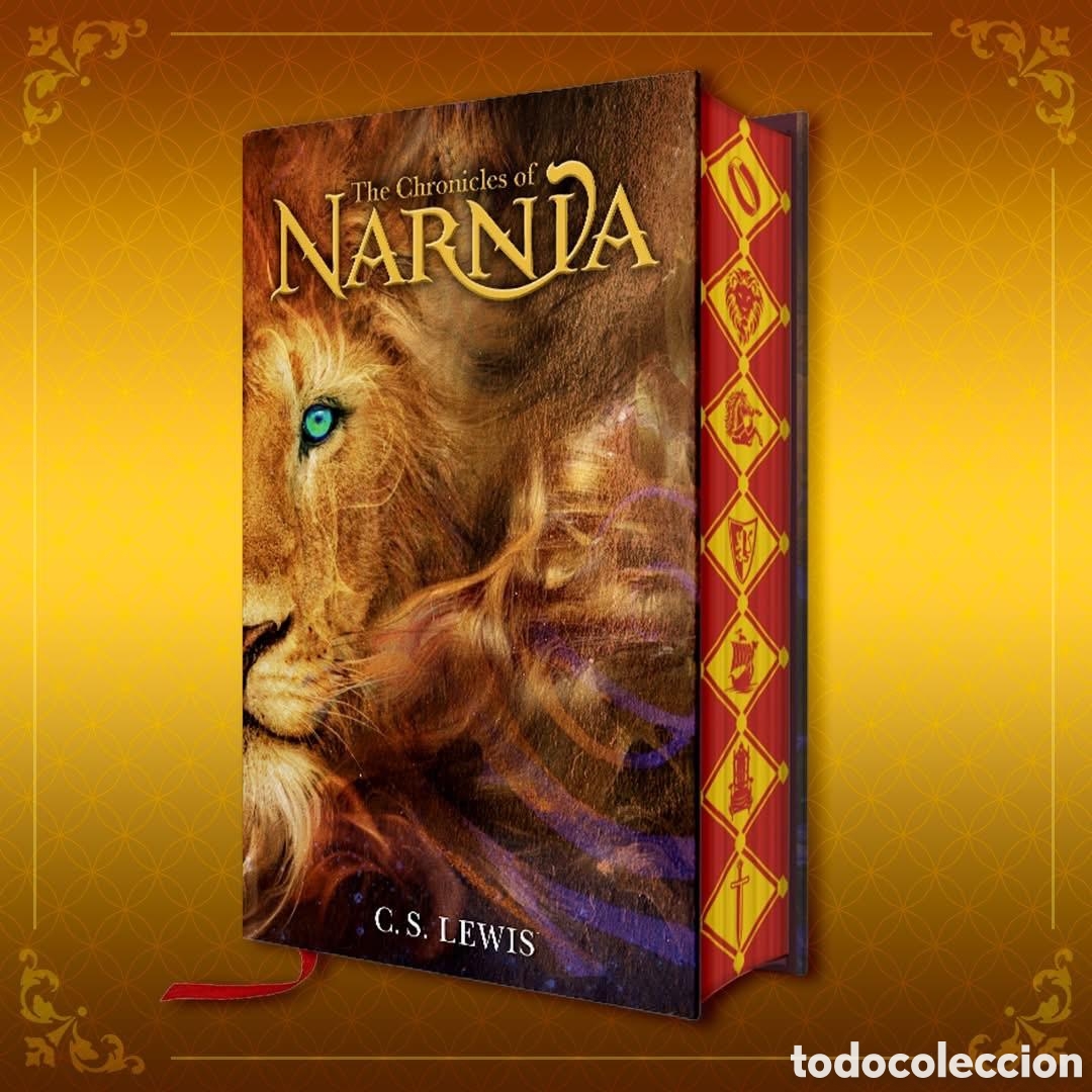 Libros Nuevos de Relatos y Cuentos: LAS CR&Oacute;NICAS DE NARNIA (EDICI&Oacute;N DE LUJO CON CANTOS TINTADOS INCLUYE LIBROS 1-7