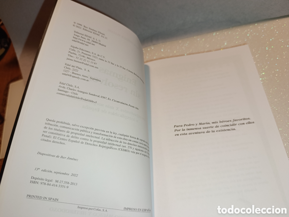 Libros nuevos de relatos y cuentos: Enigmas sin Resolver (I). &Iacute;ker Jim&eacute;nez - Foto 7