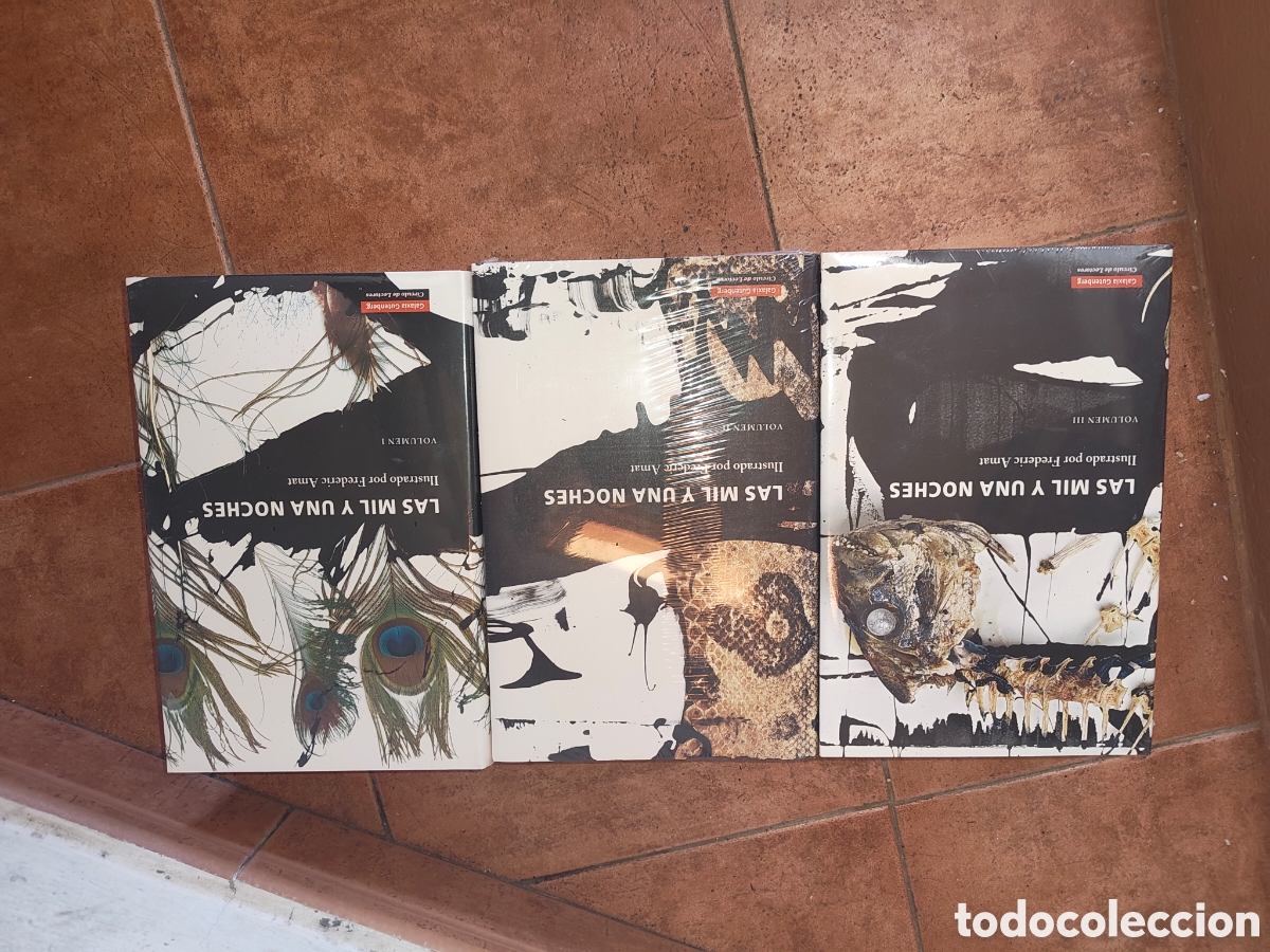 Livres: Colecci&oacute;n Completa Las Mil y Una Noches (3 Tomos) Frederic Amat - Galaxia Gutenberg NUEVOS