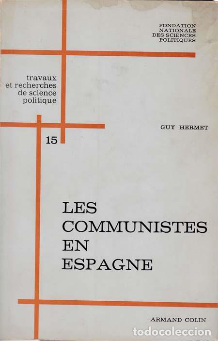 Libros: LES COMUNISTES EN ESPAGNE - HERMET, Guy - Foto 1