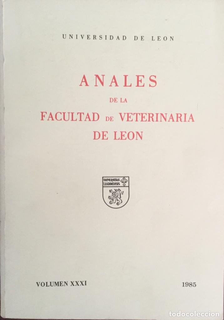 Livres: Anales de la facultad de veterinaria de Leon. V: XXXI