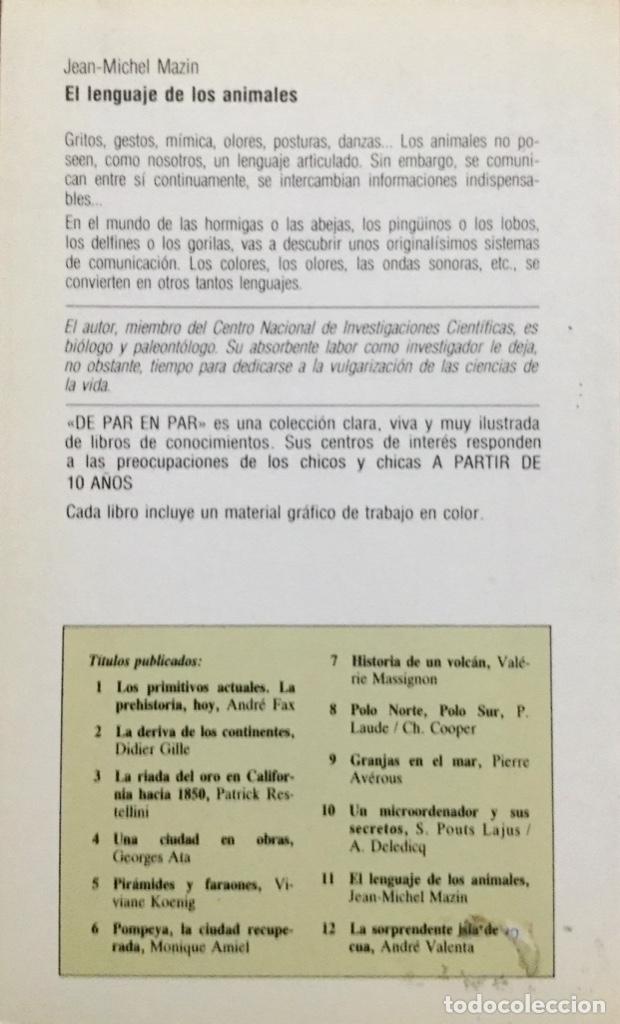 Libros: El lenguaje de los animales. SM. NUEVO - Foto 2