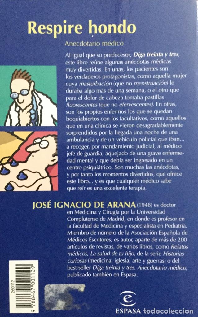 Libros: Respire hondo. Espasa. Nuevo. - Foto 2