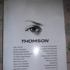 Libros: MANUAL TELEVISOR THOMSON. Lote 229297690