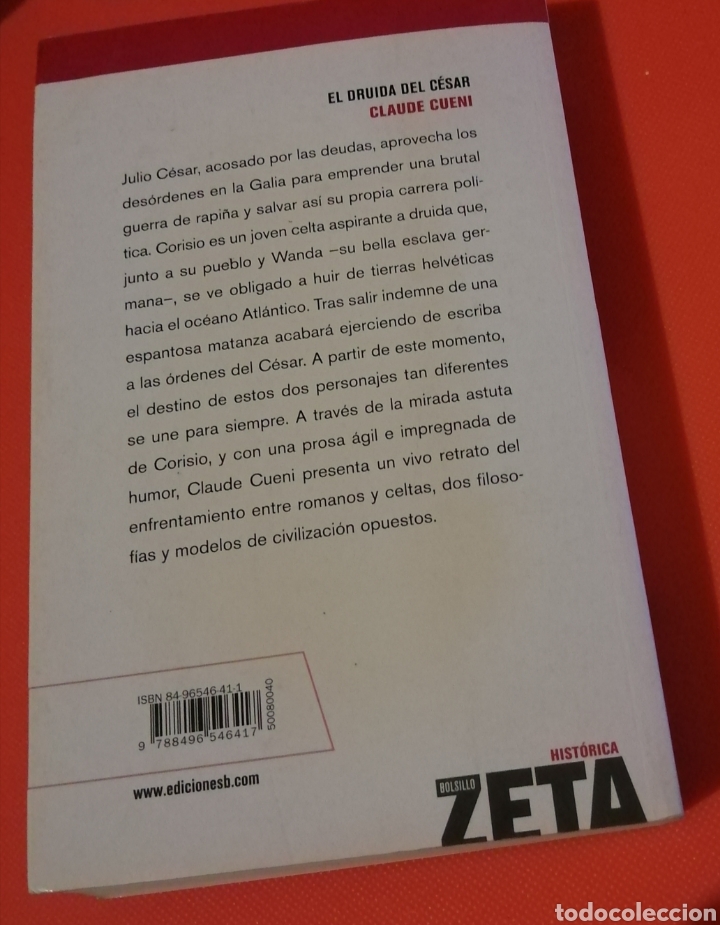 Libros: LIBRO EL DRUIDA DEL C&Eacute;SAR, CLAUDE CUENI - Foto 2