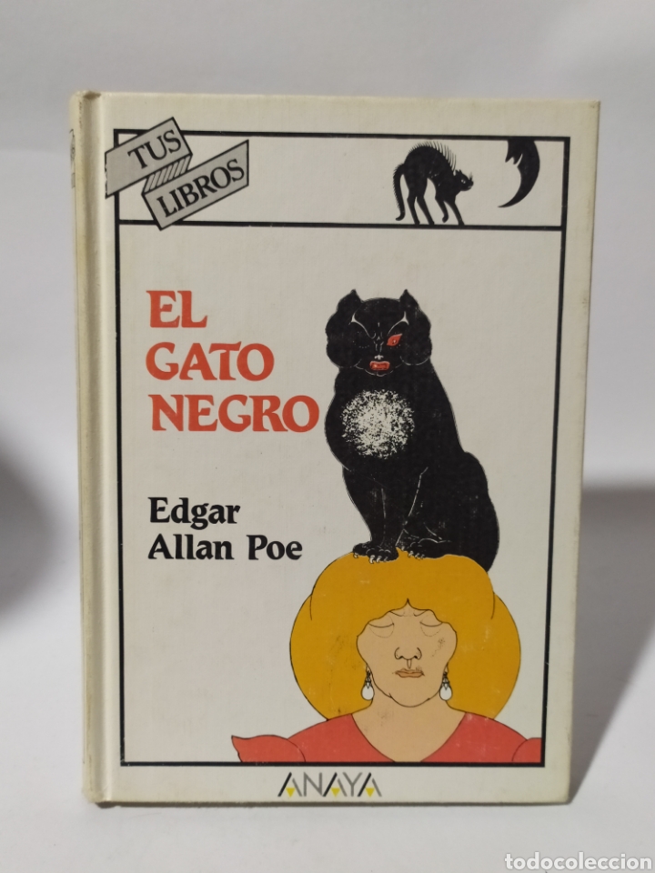 B&uuml;cher: Anaya Tus libros de intriga,El gato negro.Edgar Alan poe., 6&deg;edici&oacute;n 1991