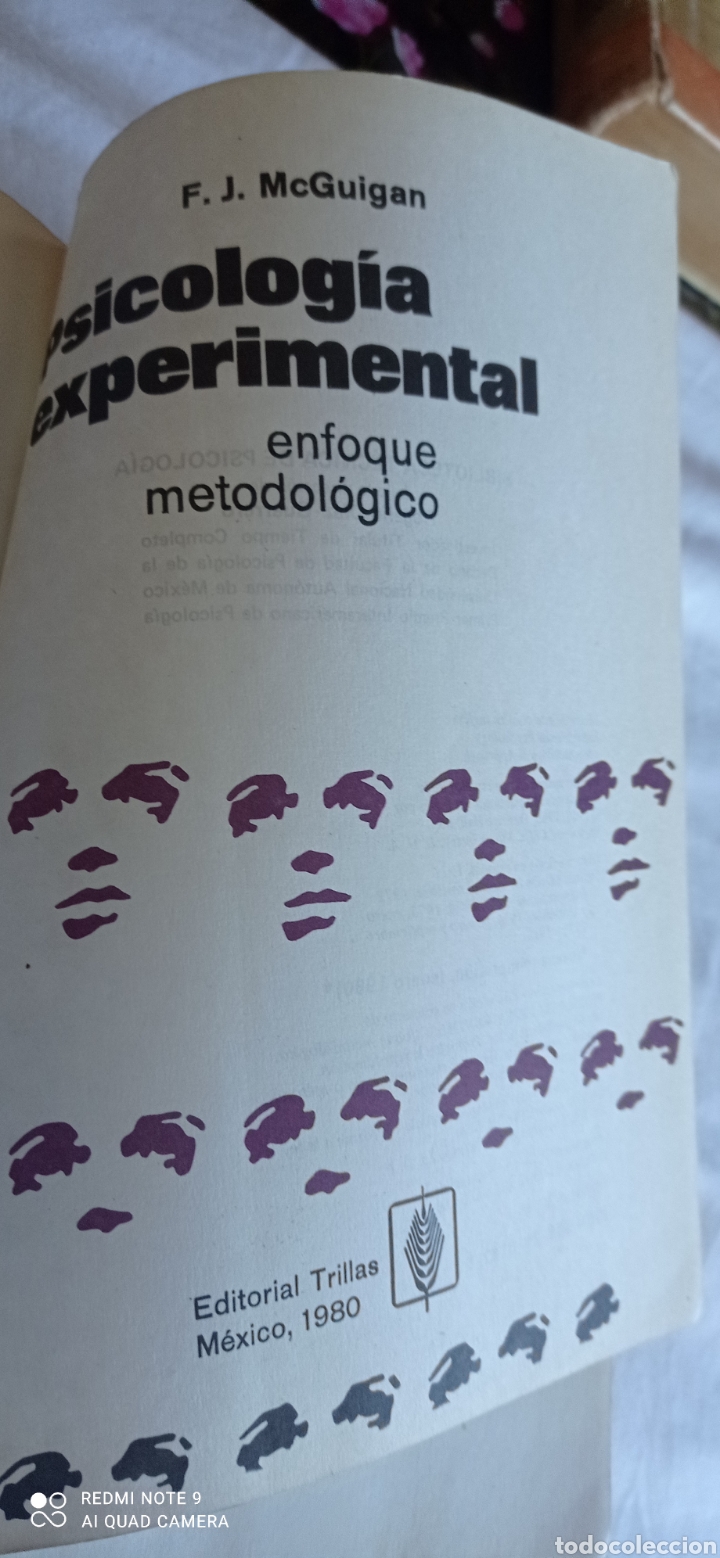 Libros: Libro Psicolog&iacute;a experimental . Trillas - Foto 5