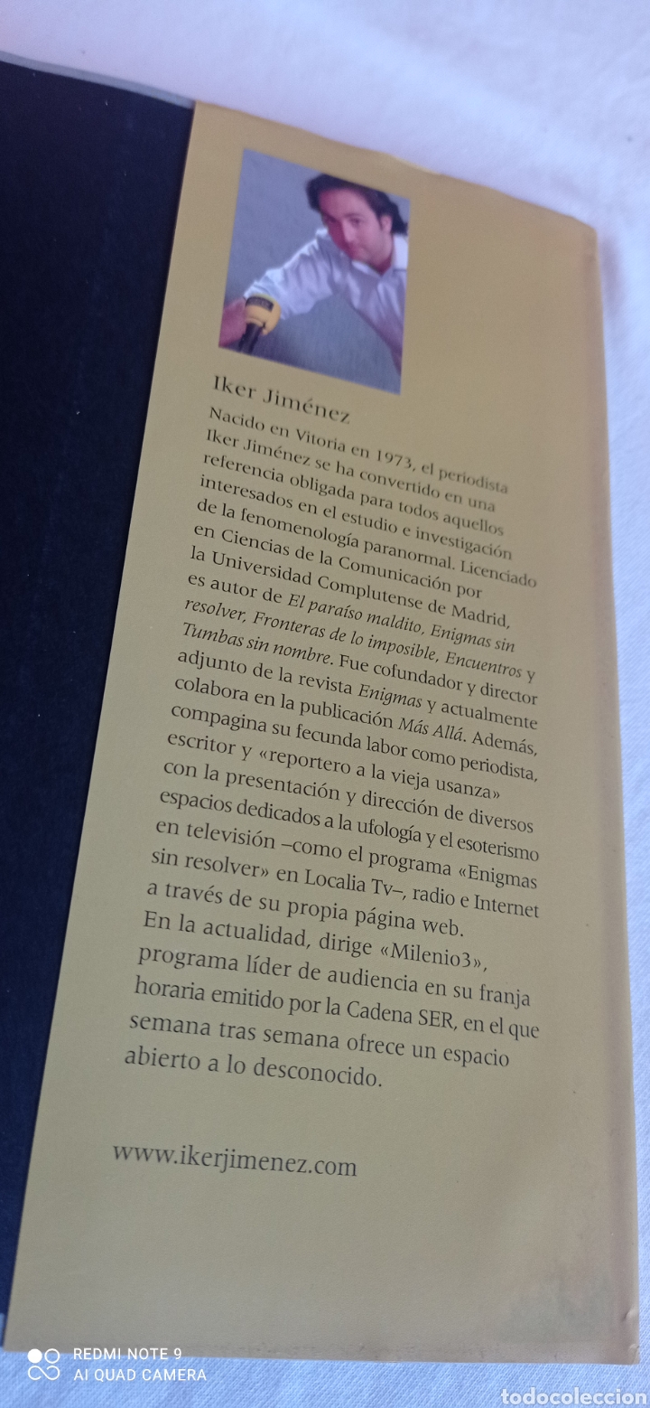 Libros: Libro Enigmas sin resolver. Iker Jim&eacute;nez.Circulo lectores - Foto 9