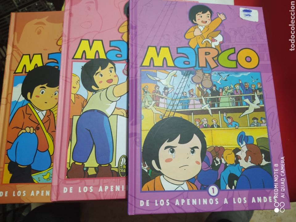 Libros: 3 TOMOS DIFERENTES TAPA DURA COMIC CUENTO TEBEO TBO MARCO DE LOS APENINOS A LOS ANDES A ESTRENAR