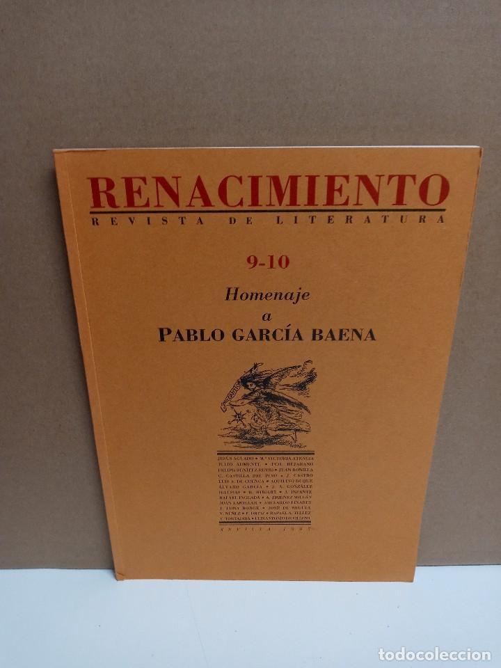 Libros: Revista Renacimiento n&ordm; 9-10 1995