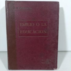 Libros: LIBRO - EMILIO O LA EDUCACIÓN . J. J. ROUSSEAU - TOMO I - JUAN MOLIN LIBROS / 13946. Lote 272726133