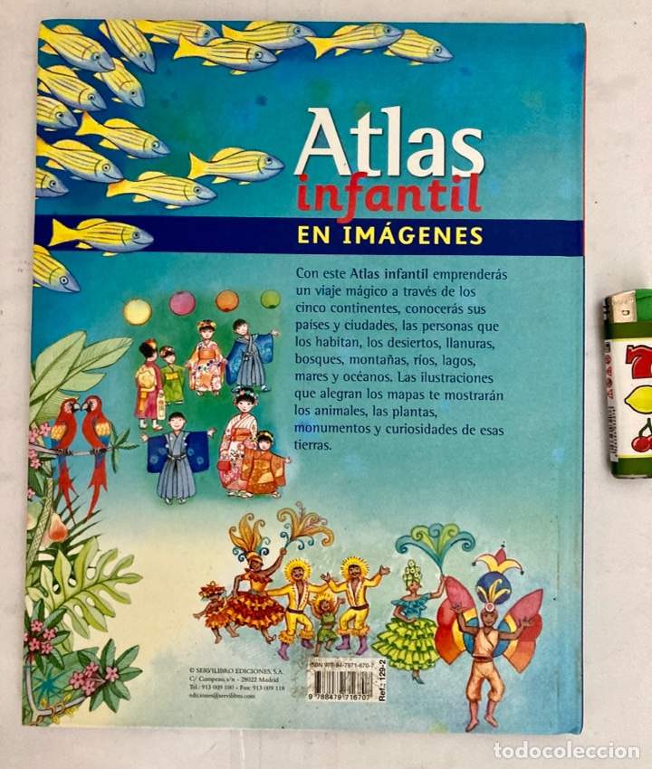 Libros: Libro “Atlas infantil en imágenes “ tapa dura, como nuevo - Foto 2 - 283173798