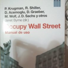 Libros: OCCUPY WALL STREET. MANUAL DE USO. Lote 299146513