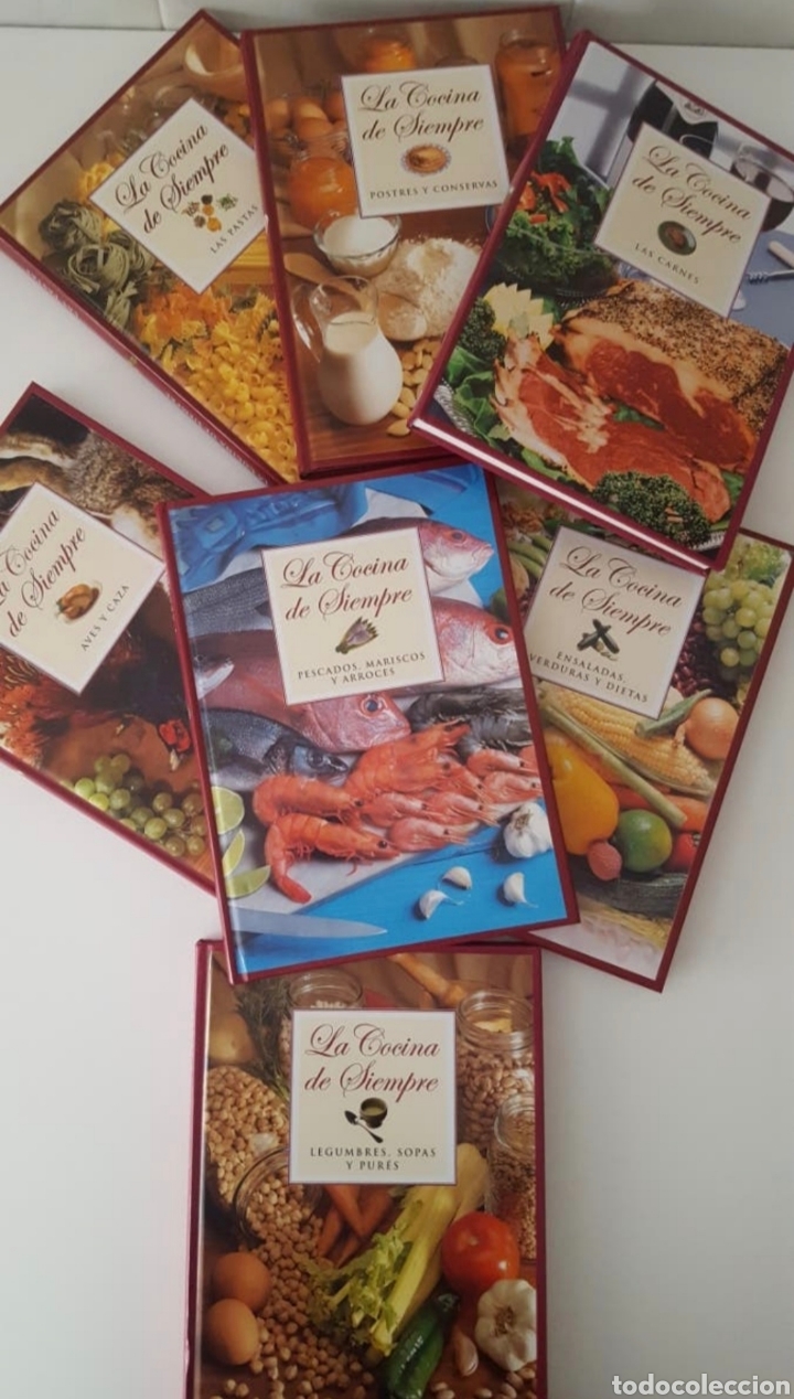 Libros: Colecci&oacute;n de 7 libros La Cocina de Siempre - Foto 1