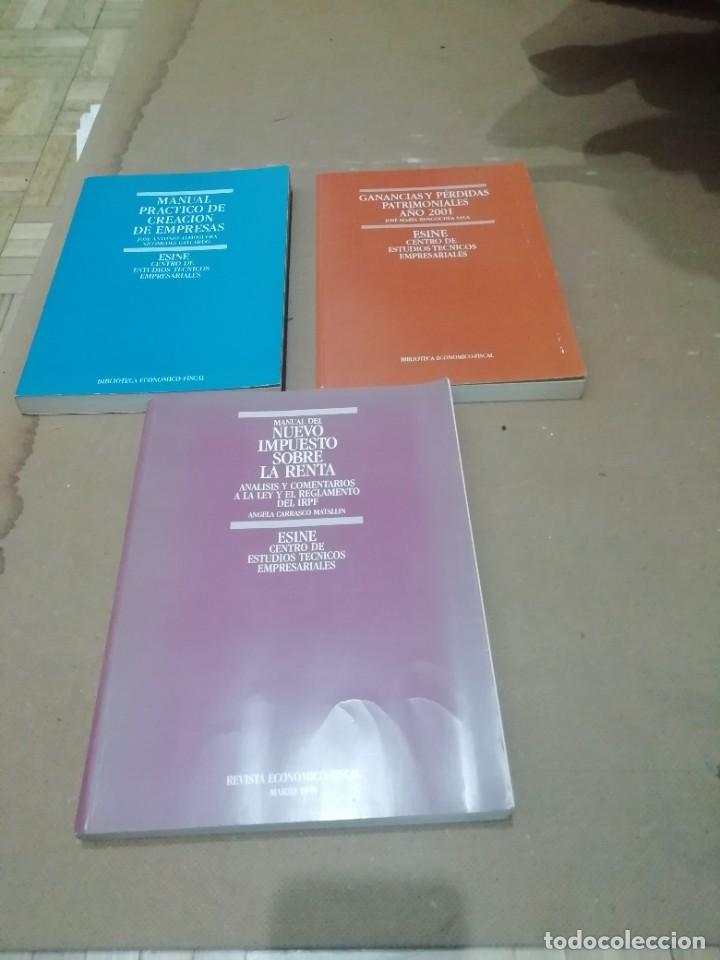 Livros: Lote 428. 3 Libros ESINE