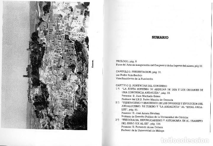Libros: LIBRO IIºCONGRESO SOBRE EL ANDALUCISMO HISTORICO-CENTENARIO DE BLAS INFANTES -CASARES 1985-VER FOTOS - Foto 5 - 302944693
