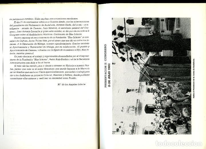 Libros: LIBRO IIºCONGRESO SOBRE EL ANDALUCISMO HISTORICO-CENTENARIO DE BLAS INFANTES -CASARES 1985-VER FOTOS - Foto 9 - 302944693