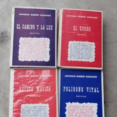 Livres: ANTONIO GISBERT GONSALBEZ. 4 LIBROS . 1945. Lote 326310133