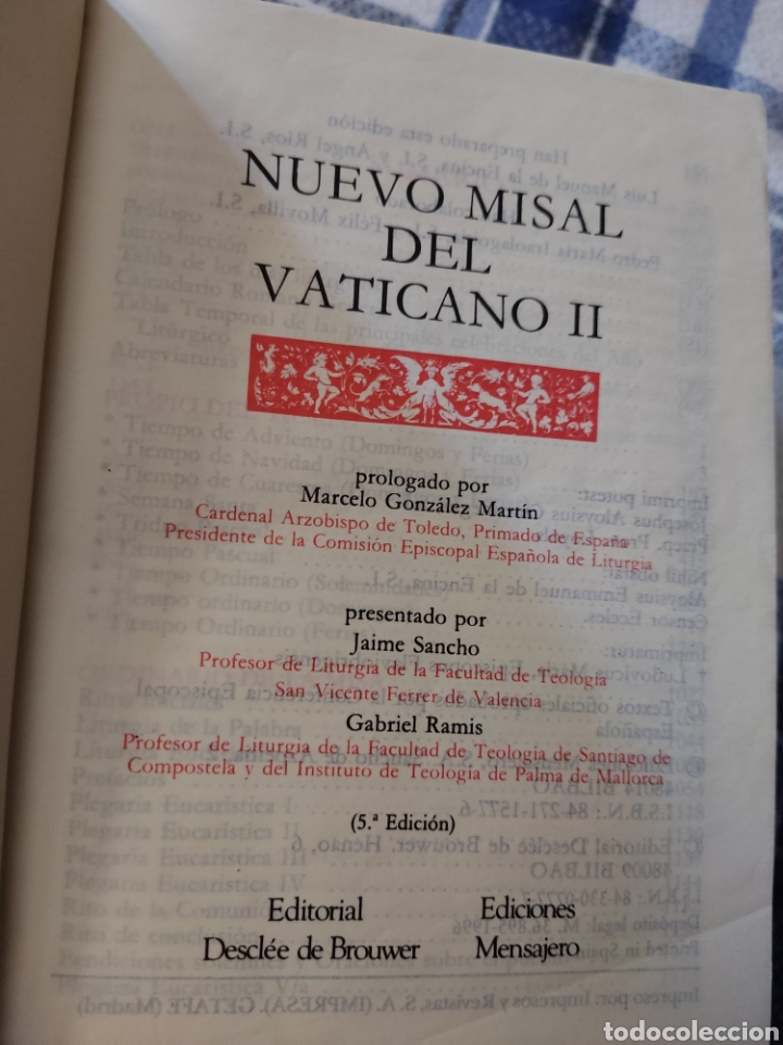 Libros: Nuevo misal del vaticano II - Foto 4