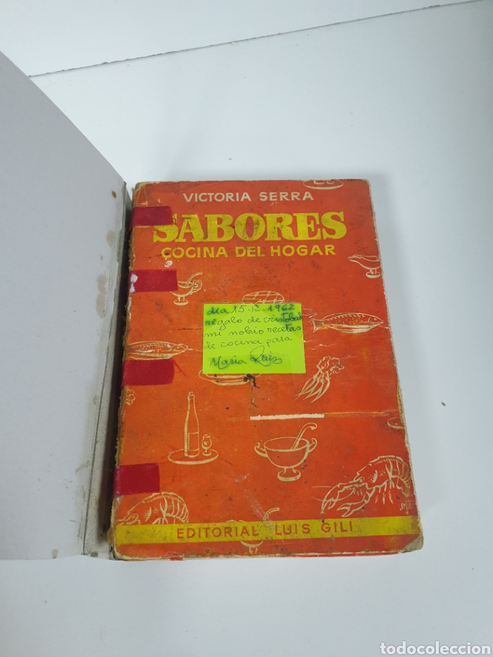 Libros: Libro sabores cocina del hogar en mal estado