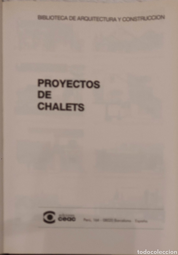 Libros: Proyectos de chalets 1 y 2 - Foto 3