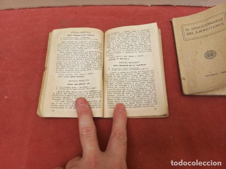 Libros: 2 libros el devocionario del ejercitante - 1943 - Foto 8