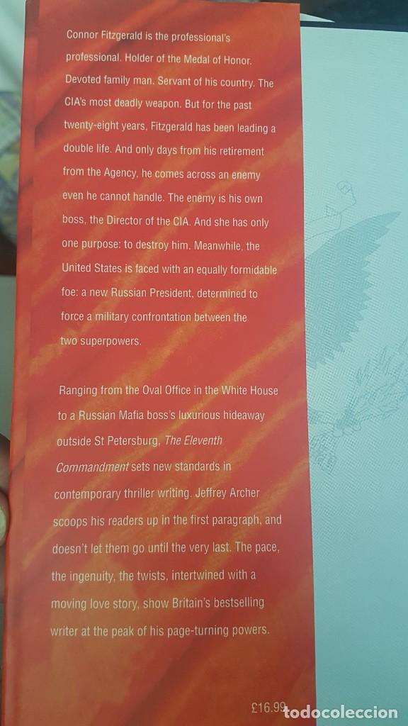 Libros: THE ELEVENTH COMANDMENT. JEFFREY ARCHER - Foto 2