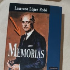 Libros: MEMORIAS DE LAUREANO LOPEZ RODÓ. Lote 363193275