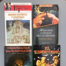Libros: LOTE 4 LIBROS OCULTISMO Y ESPIRITISMO.. Lote 363240590