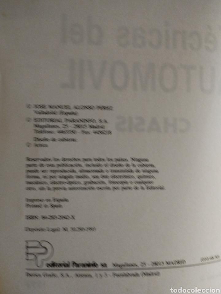 Libros: T&eacute;cnicas del autom&oacute;vil chasis - Foto 3