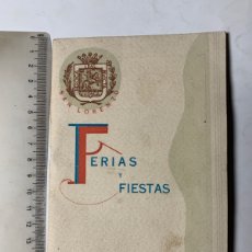 Libros: FERIAS Y FIESTAS DE HUESCA. SAN LORENZO. HUESCA, 1948. PROGRAMA OFICIAL DE FIESTAS.. Lote 386650274