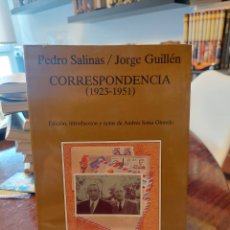 Libros: CORRESPONDENCIA 1923 - 1951 . PEDRO SALINAS / JORGE GUILLÉN . TUSQUETS. Lote 391571009