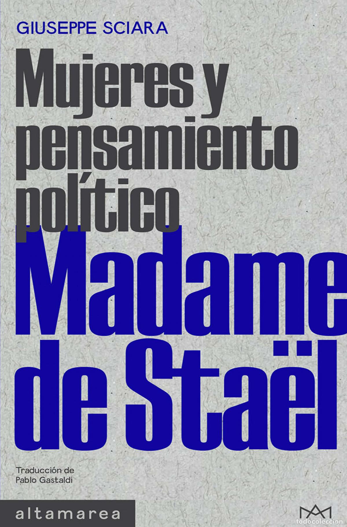 Libros: Madame de Sta&euml;l - Sciara, Giuseppe - Foto 1