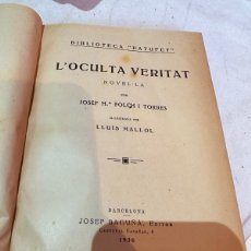 Libros: BLAIET I GUIDETA ELS ESTUDIS D EN BERNAT 1920. JOSEP M.FOLCH I TORRES. Lote 393805169