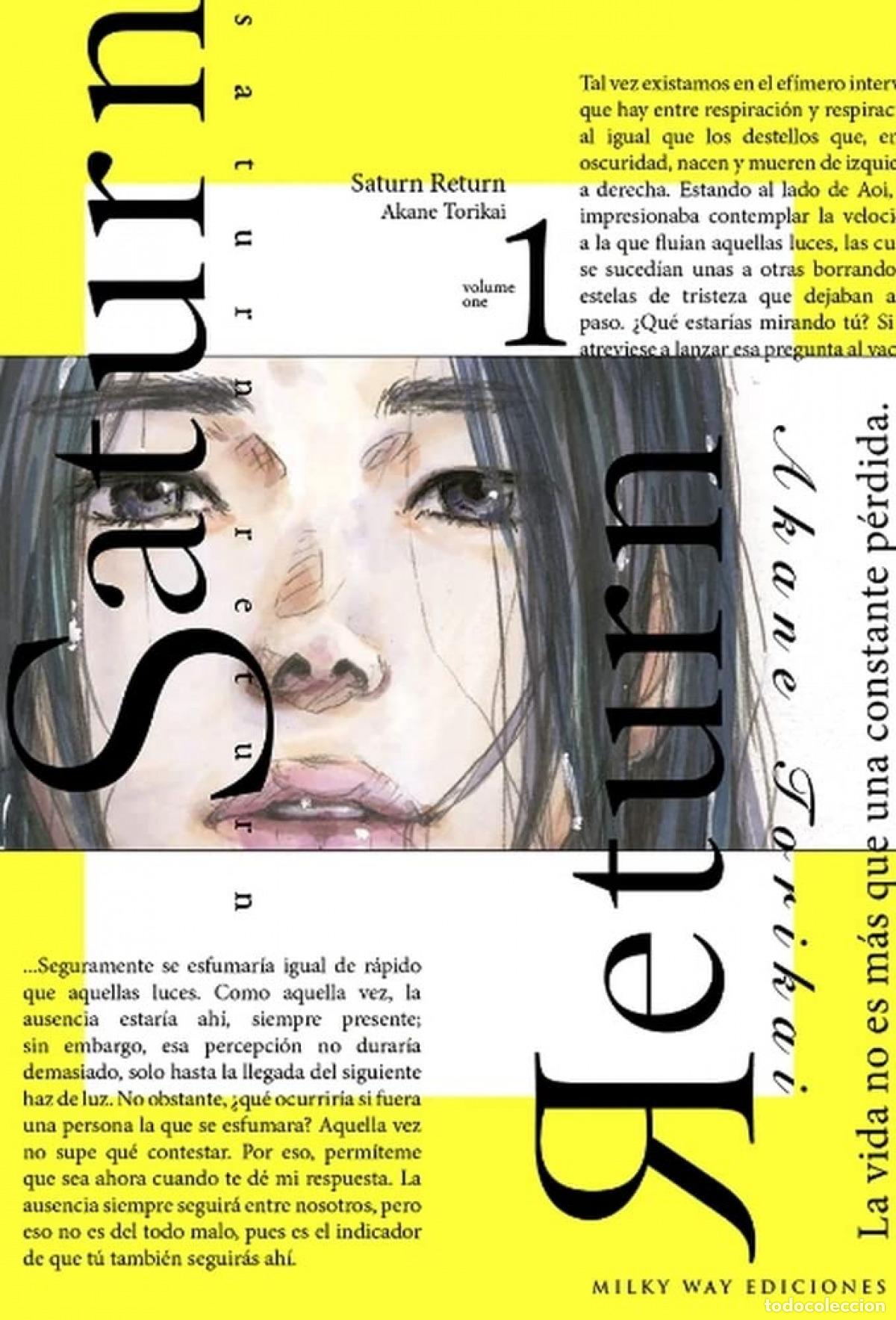 Libros: SATURN RETURN 01 - TORIKAI AKAME - Foto 1