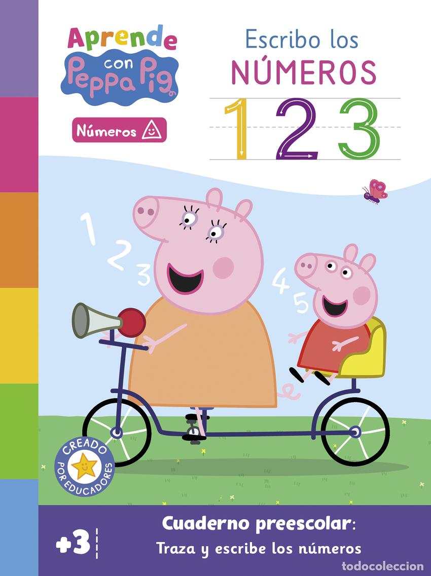 Libros: Aprende con Peppa. Escribo los n&uacute;meros - Hasbro - Foto 1