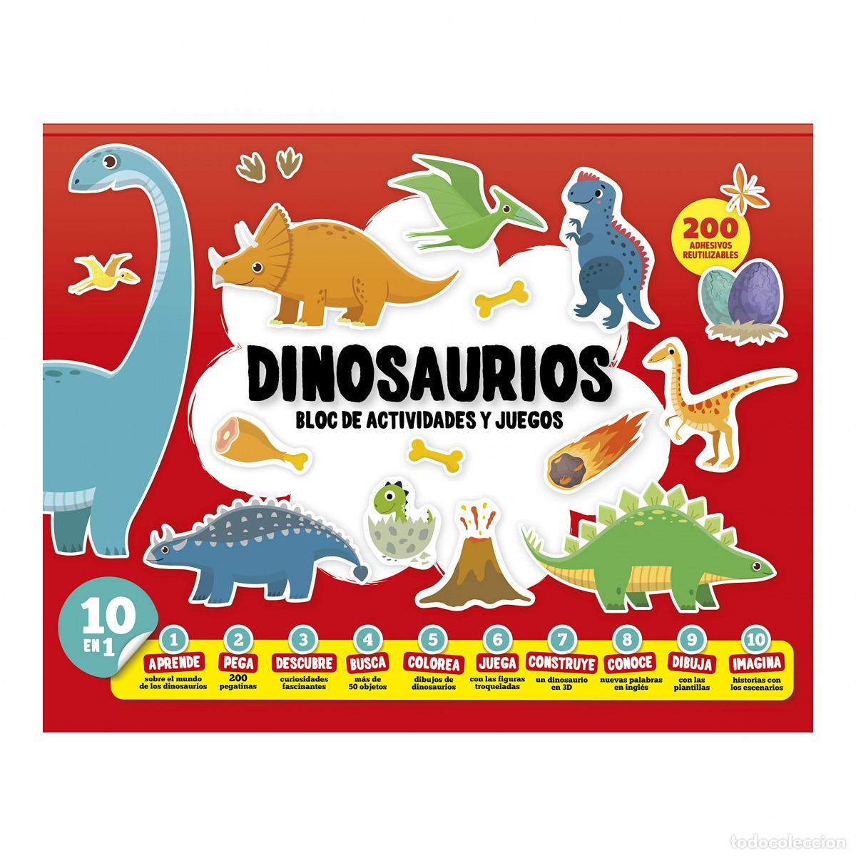 Libros: BLOC DINOSAURIOS - VARIOS - Foto 1
