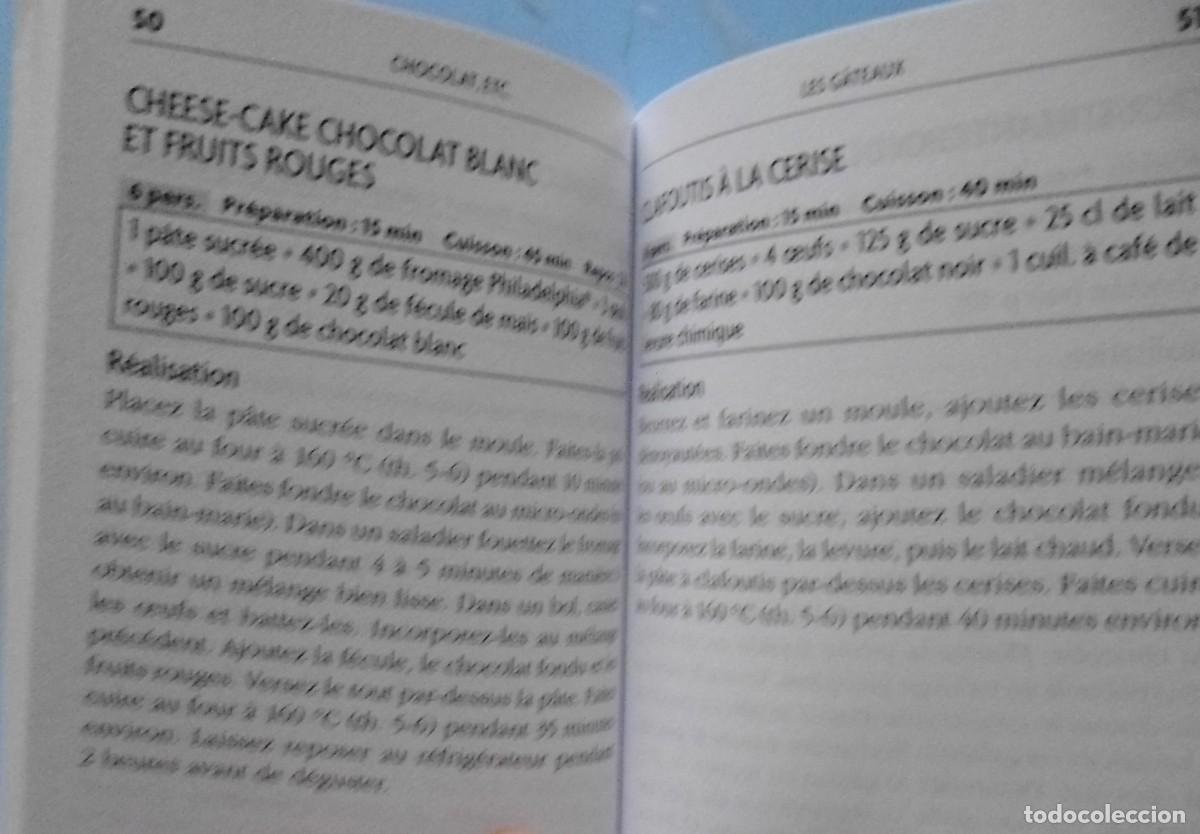 Libros: 2 libros de postres en franc&eacute;s - Foto 4
