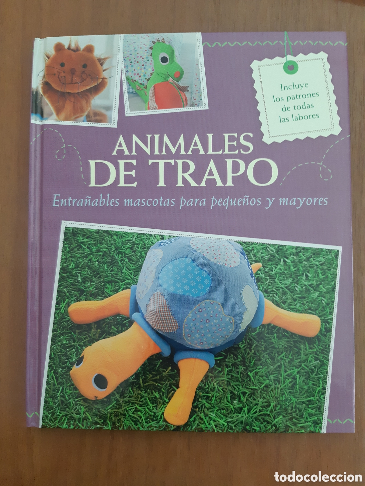 Libros: Animales de trapo. Contiene patrones - Foto 1