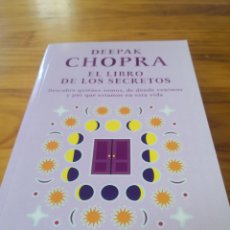 Libros: EL LIBRO DE LOS SECRETOS, DEEPAK CHOPRA