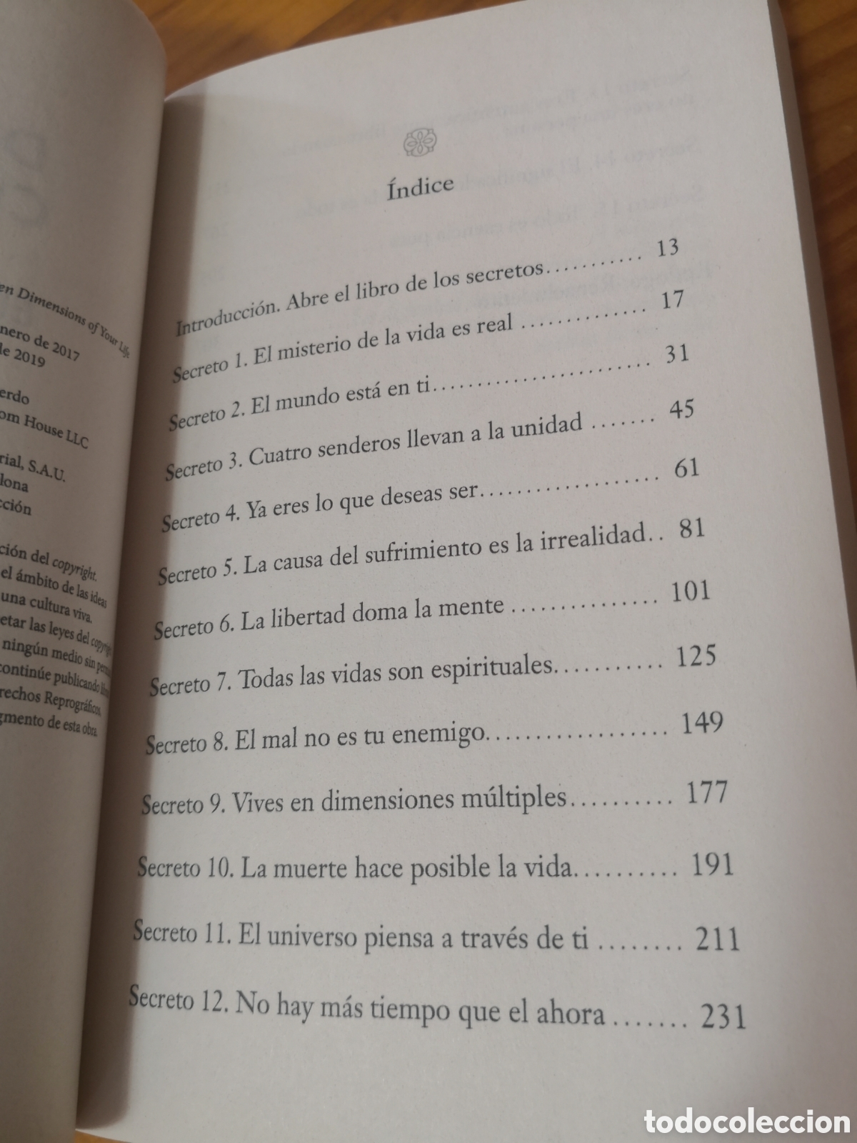 Libros: EL LIBRO DE LOS SECRETOS, Deepak Chopra - Foto 3