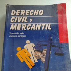 Libros: DERECHO CIVIL Y MERCANTIL - VICENTE DEL VALLE, MANUELA ZARAGOZA - MCGRAW-HILL