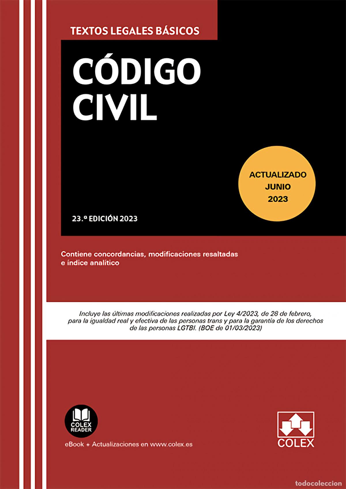 Libros: C&oacute;digo Civil - S.L., Editorial Colex - Foto 1